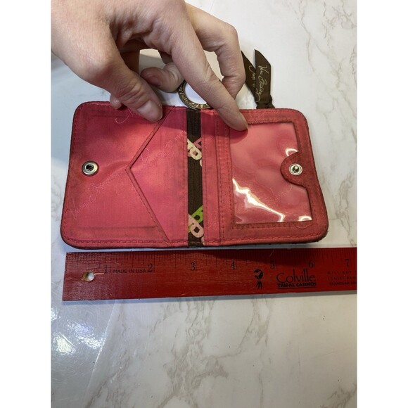 Vera Bradley Iconic ID Card Case Bi Fold Wallet Wristlet Card Holder - Picture 4 of 4